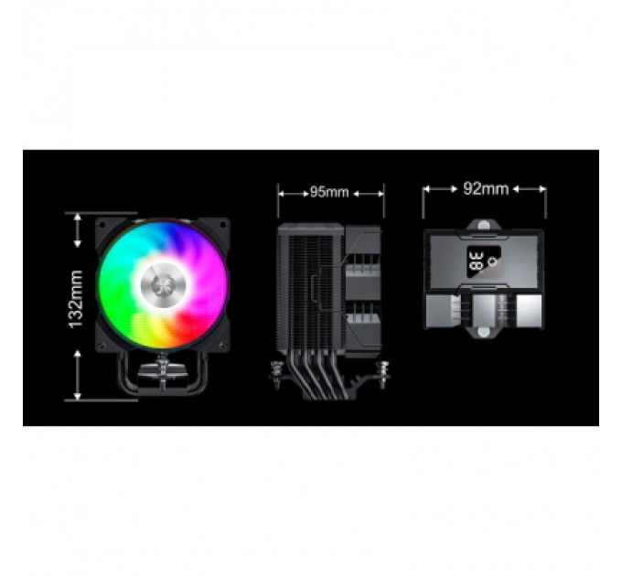 Gamemax Кулер до процесора Gamemax Gamma 90 Digital BK