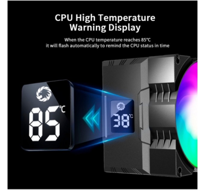 Gamemax Кулер до процесора Gamemax Gamma 90 Digital BK