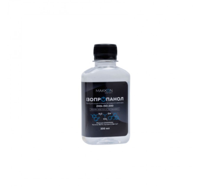 Makkon Рідина для очистки Makkon ISOPROPANOL 99.7, 200ml (ZMN-ISO-200)