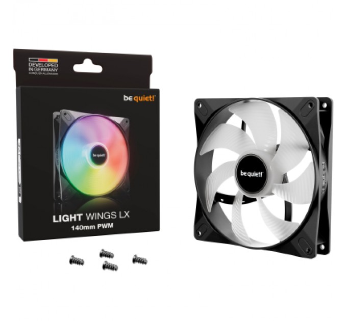 Be quiet! Кулер до корпусу Be quiet! LIGHT WINGS LX 140mm PWM (BL126)