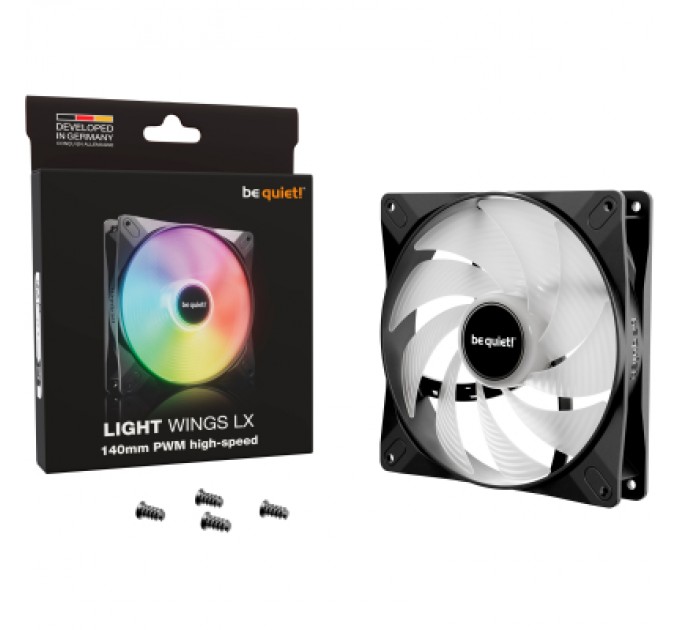 Be quiet! Кулер до корпусу Be quiet! LIGHT WINGS LX 140mm PWM high-speed (BL129)