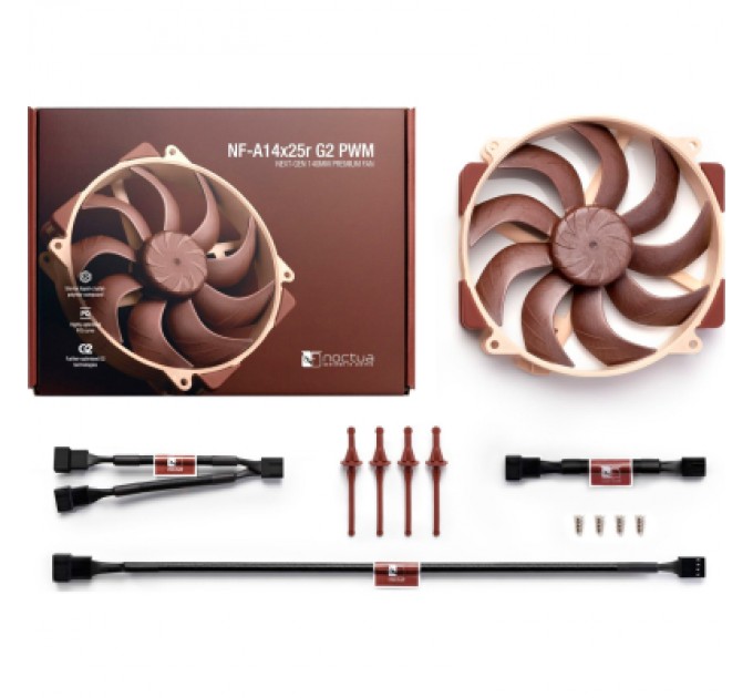 Noctua Кулер до корпусу Noctua NF-A14x25r G2 PWM