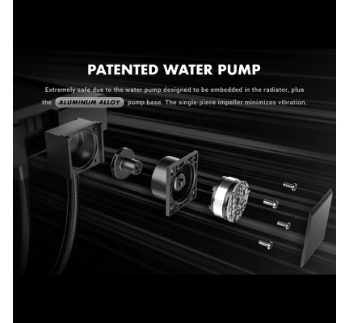 Azza Система рідинного охолодження Azza PYRAMID 240 (LCAZ-240Y-ARGB)