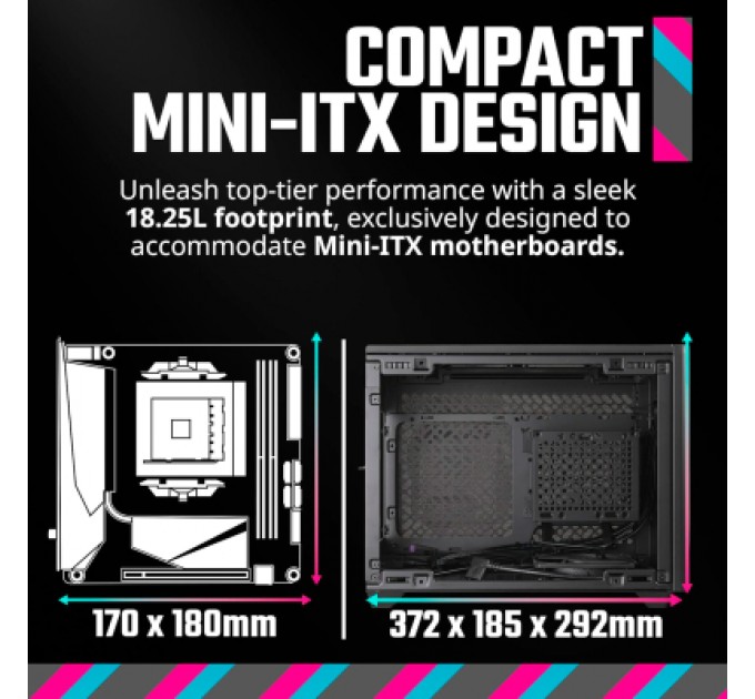 COOLER MASTER Корпус CoolerMaster NR200PV2-KCNN-S00