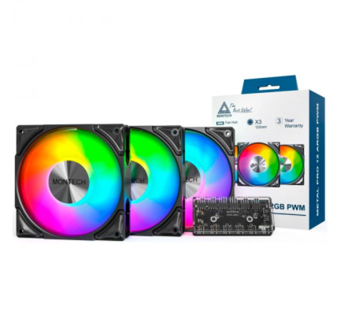 MONTECH Кулер до корпусу MONTECH METAL PRO 12 (B31)