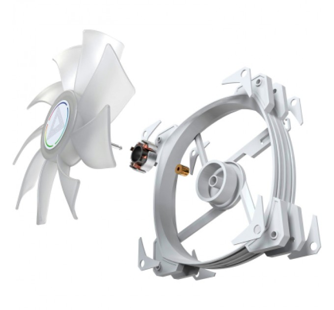 MONTECH Кулер до корпусу MONTECH HP140 PWM WHITE