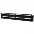 Cablexpert Патч-панель 19" 48xRJ-45 UTP cat.6, 2U, тип 110 Cablexpert (NPP-C648CM-001)