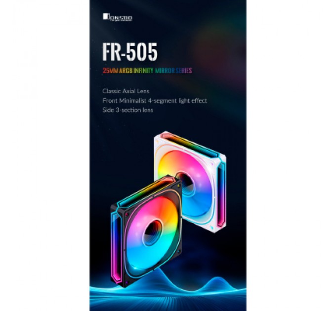 JONSBO Кулер до корпусу JONSBO FR-505BR Reverse ARGB Black