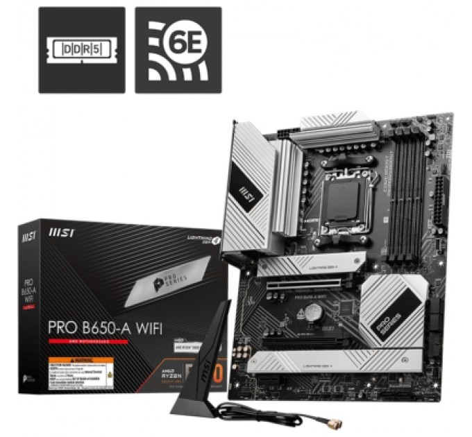 MSI Материнська плата MSI PRO B650-A WIFI