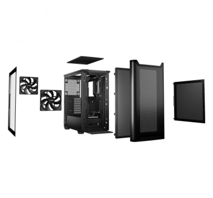 Be quiet! Корпус Be quiet! PURE BASE 501 Airflow з віконцем,чорний (BGW74)