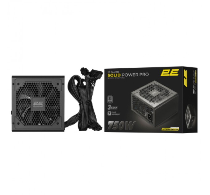 2E Блок живлення 2E 750W GAMING Solid Power Pro (2E-SP750BRSMII-120)