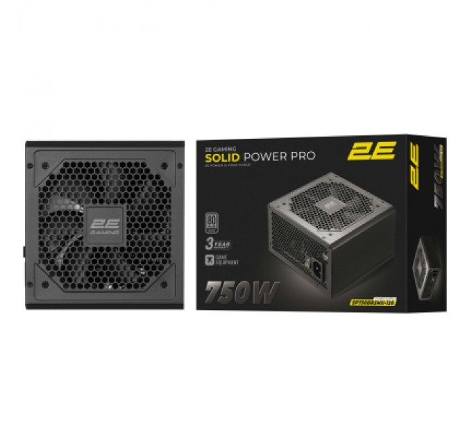 2E Блок живлення 2E 750W GAMING Solid Power Pro (2E-SP750BRSMII-120)