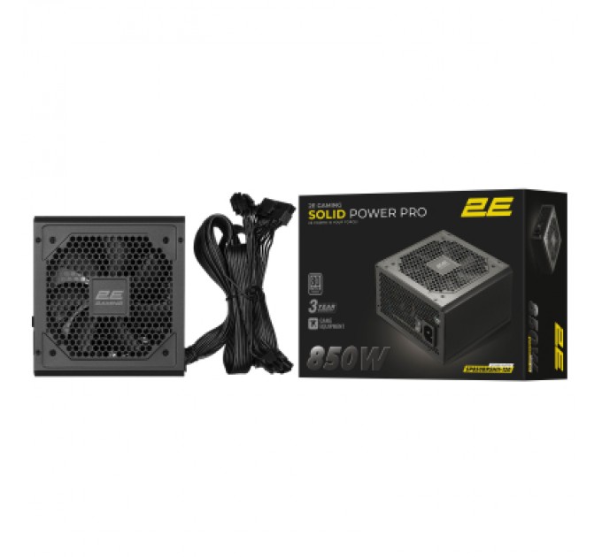 2E Блок живлення 2E 850W GAMING Solid Power Pro (2E-SP850BRSMII-120)