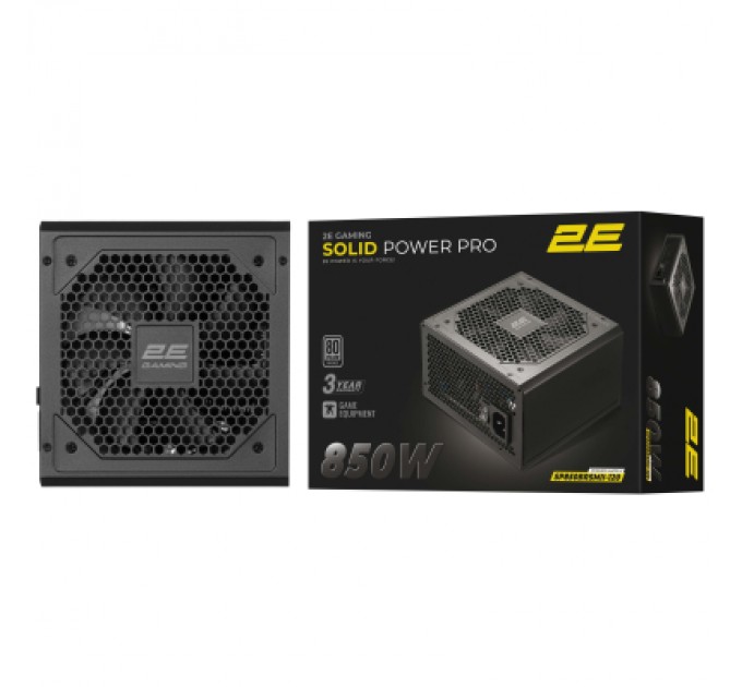 2E Блок живлення 2E 850W GAMING Solid Power Pro (2E-SP850BRSMII-120)