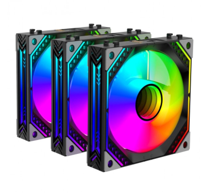 2E Кулер до корпусу 2E Magic Mirror ACF120MB-ARGB, 3x120мм (2E-ACF120MB-ARGB)
