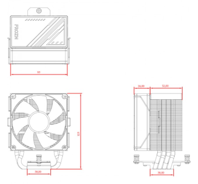 ID-Cooling Кулер до процесора ID-Cooling FROZN A400 ARGB