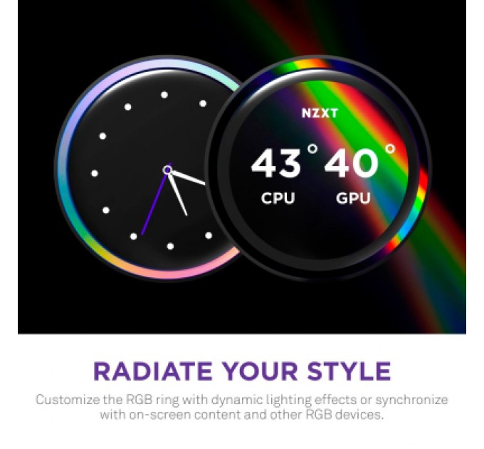 NZXT Система рідинного охолодження NZXT Kraken Elite RGB 280mm AIO (RL-KR28E-B2)