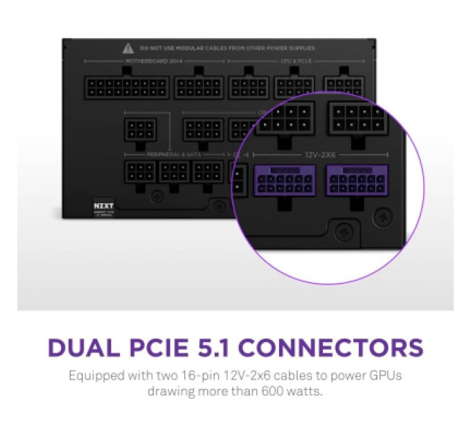 NZXT Блок живлення NZXT 1500W C Series (PA-5P1BB-EU)