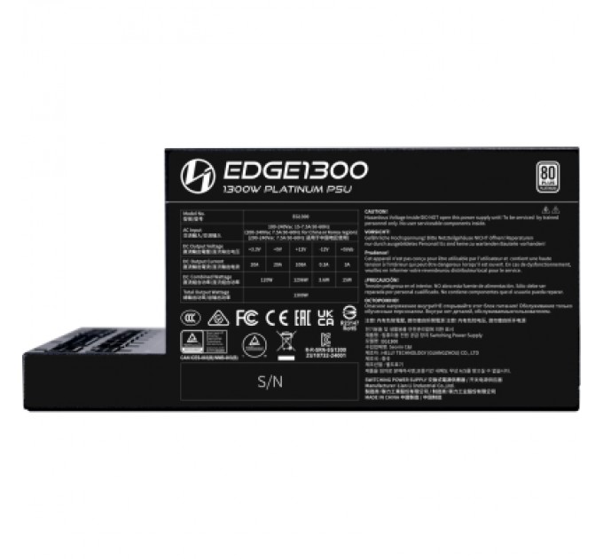 Lian Li Блок живлення Lian Li 1300W EDGE1300 (G9P.EG1300.BE00.EU)