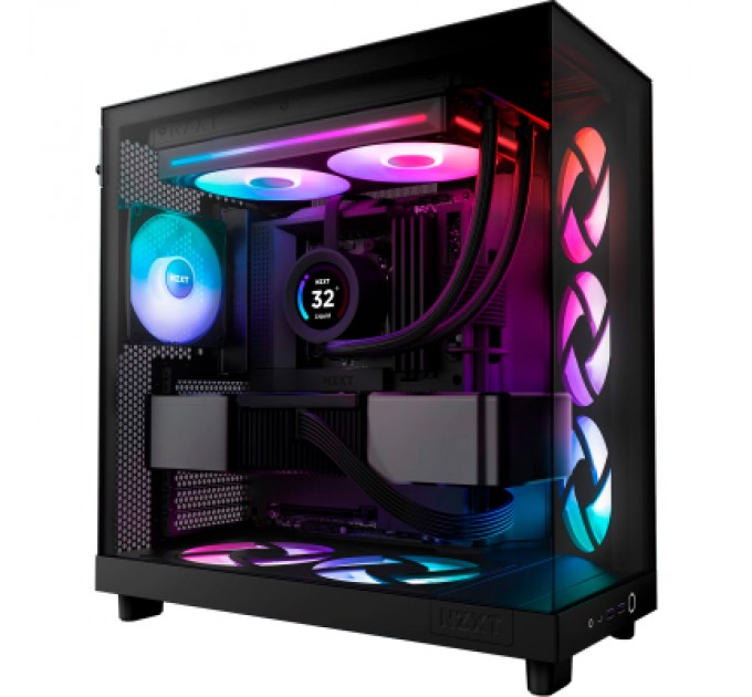 NZXT Кулер до корпусу NZXT F280 RGB Core Fan (Single Frame) - Black (RF-U28HF-B1)