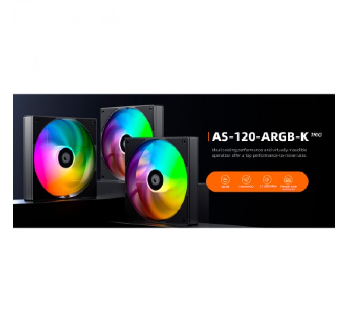 ID-Cooling Кулер до корпусу ID-Cooling AS-120-ARGB-K TRIO