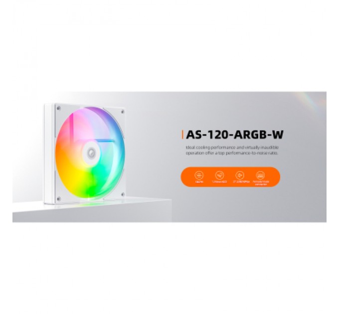 ID-Cooling Кулер до корпусу ID-Cooling AS-120-ARGB-W