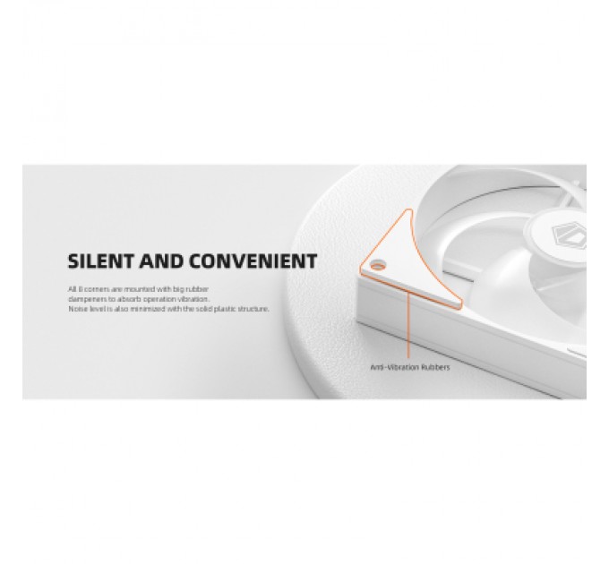 ID-Cooling Кулер до корпусу ID-Cooling AS-120-ARGB-W