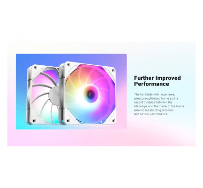 ID-Cooling Кулер до корпусу ID-Cooling TF-12025-PRO ARGB REVERSE WHITE