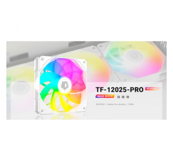 ID-Cooling Кулер до корпусу ID-Cooling TF-12025-PRO ARGB REVERSE WHITE