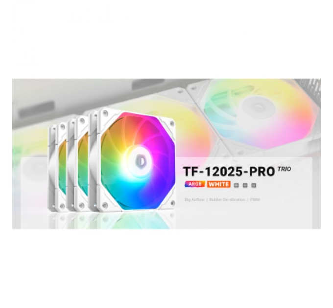 ID-Cooling Кулер до корпусу ID-Cooling TF-12025-PRO ARGB TRIO WHITE