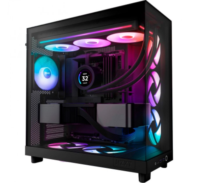 NZXT Кулер до корпусу NZXT F360 RGB Core Fan (Single Frame) - Black (RF-U36HF-B1)