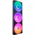 NZXT Кулер до корпусу NZXT F360 RGB Core Fan (Single Frame) - Black (RF-U36HF-B1)