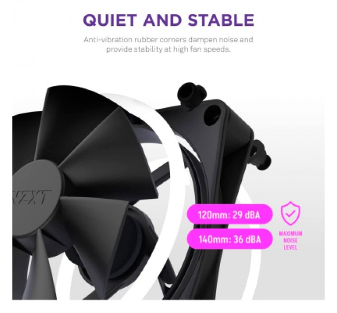 NZXT Кулер до корпусу NZXT F120RGB Duo - 120mm Dual- (RF-D12SF-B1)