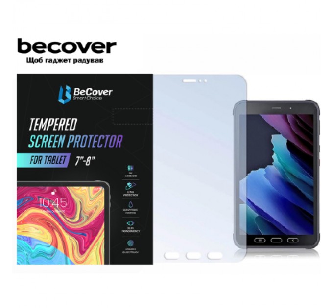 BeCover Скло захисне BeCover Samsung Galaxy Tab Active 3 SM-T570 / SM-T575 / SM-T577 (705559)