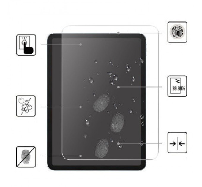 BeCover Скло захисне BeCover Apple iPad 10.9" 2022 (708138)