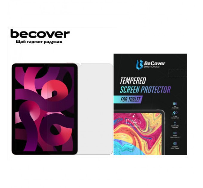 BeCover Скло захисне BeCover Apple iPad Air 5 (2022) 10.9" (708912)