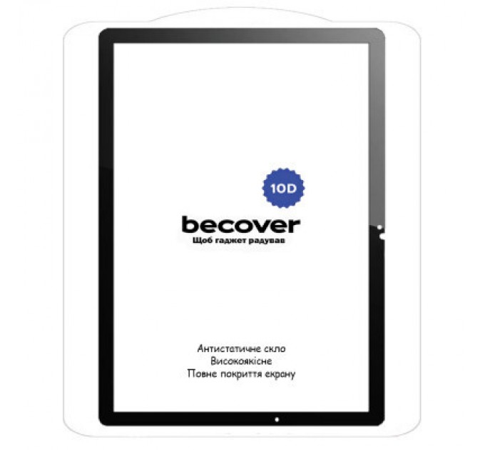 BeCover Скло захисне BeCover 10D Samsung Galaxy Tab A9 Plus SM-X210/SM-X215/SM-X216 11.0" Black (710586)