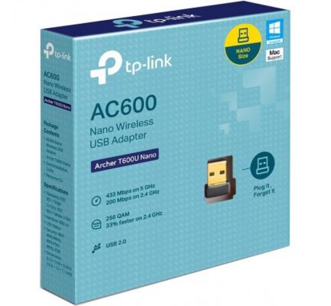 TP-Link Мережева карта Wi-Fi TP-Link ARCHER-T600U-NANO