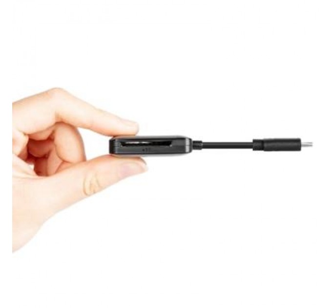 Transcend Зчитувач флеш-карт Transcend USB 3.2 Gen 1 Type-C SD/microSD Black (TS-RDC3)