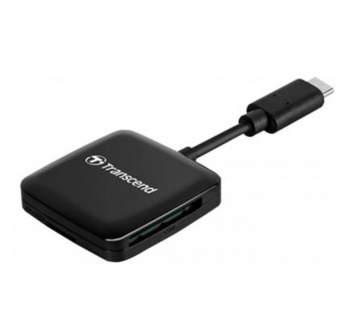 Transcend Зчитувач флеш-карт Transcend USB 3.2 Gen 1 Type-C SD/microSD Black (TS-RDC3)