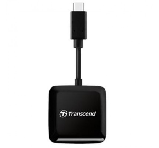 Transcend Зчитувач флеш-карт Transcend USB 3.2 Gen 1 Type-C SD/microSD Black (TS-RDC3)