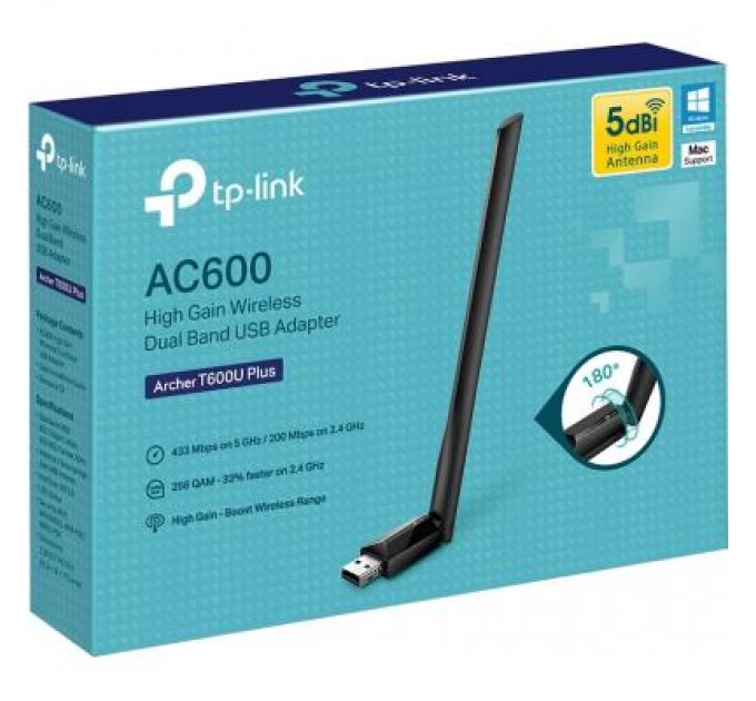 TP-Link Мережева карта Wi-Fi TP-Link ARCHER-T600U-PLUS