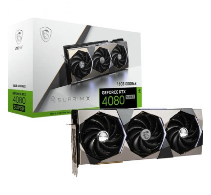 MSI Відеокарта MSI GeForce RTX4080 SUPER 16GB SUPRIM X (RTX 4080 SUPER 16G SUPRIM X)