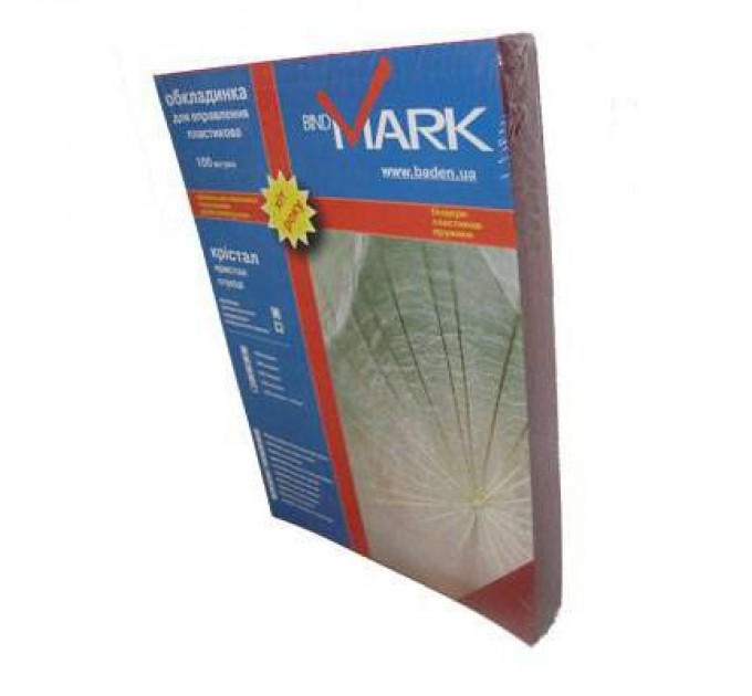 bindMARK Обкладинка для палітурки bindMARK пл. Кристалл А4 180 мкн (100 шт.) ассорти (40029)