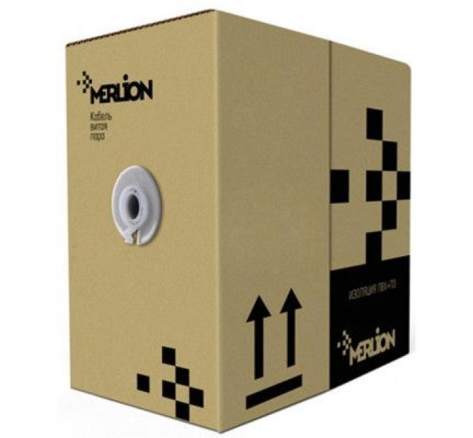 Merlion Кабель мережевий Merlion FTP 305м КНПЭп (4*2*0,5) 4Р 24AWG [СCA] cat.5e, зовнішнй, др (03504)