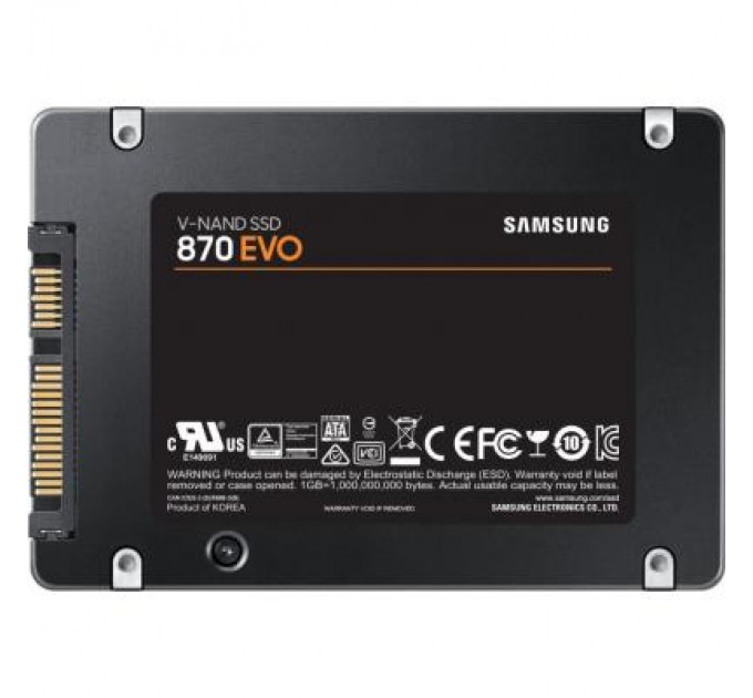 Samsung Накопичувач SSD 2.5" 4TB 870 EVO Samsung (MZ-77E4T0BW)