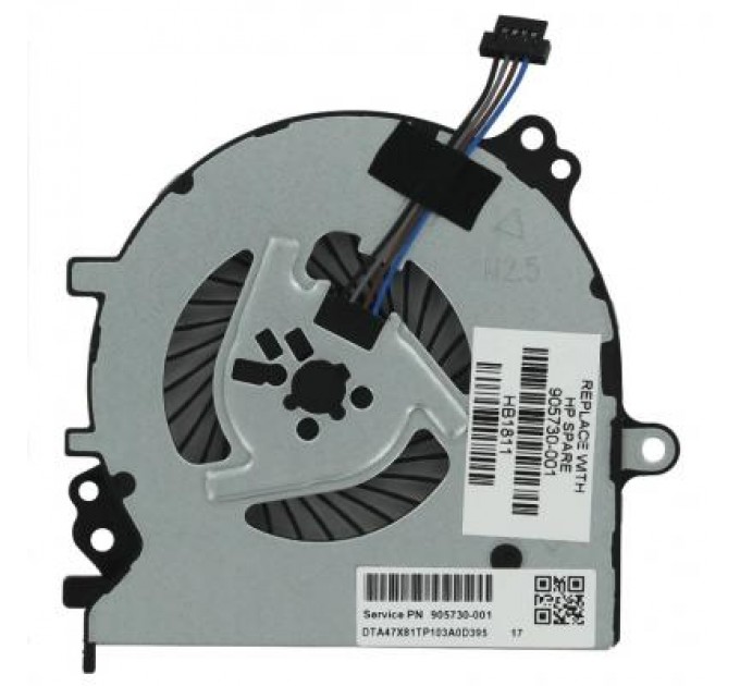 HP Вентилятор ноутбука HP ProBook 430 G4 (DFS501105PQ0T), DC5V,0.5A (A48454)