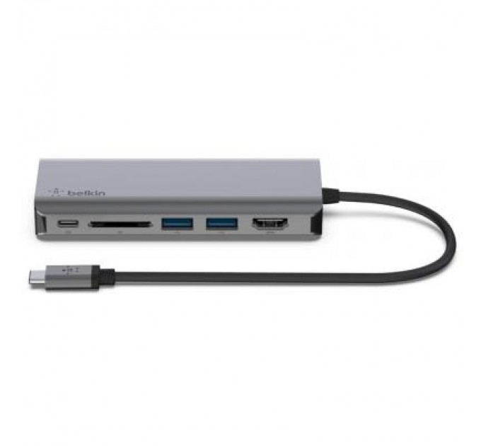 Belkin Концентратор Belkin USB-C 6in1 Multiport Dock (AVC008BTSGY)