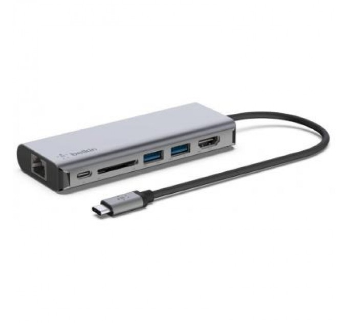 Belkin Концентратор Belkin USB-C 6in1 Multiport Dock (AVC008BTSGY)