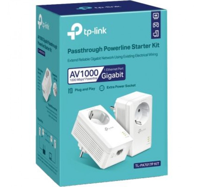TP-Link Адаптер Powerline TP-Link TL-PA7017PKIT
